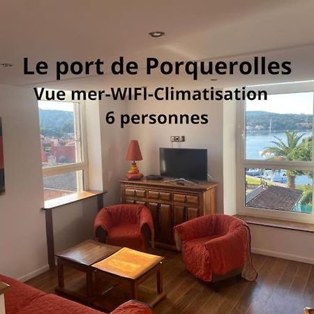Ile De Porquerolles : T3 Climatise Vue Mer Exterior foto